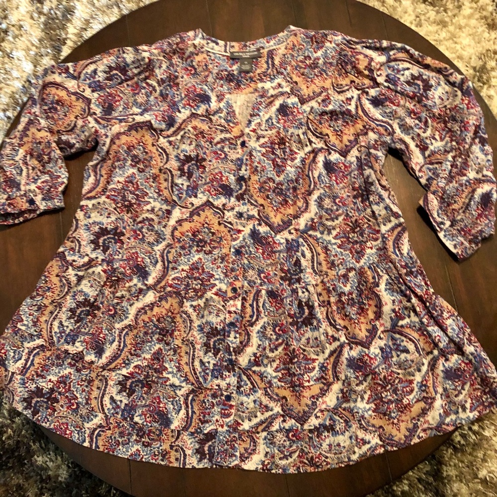 Women’s Blouse - Beautiful Paisley Print